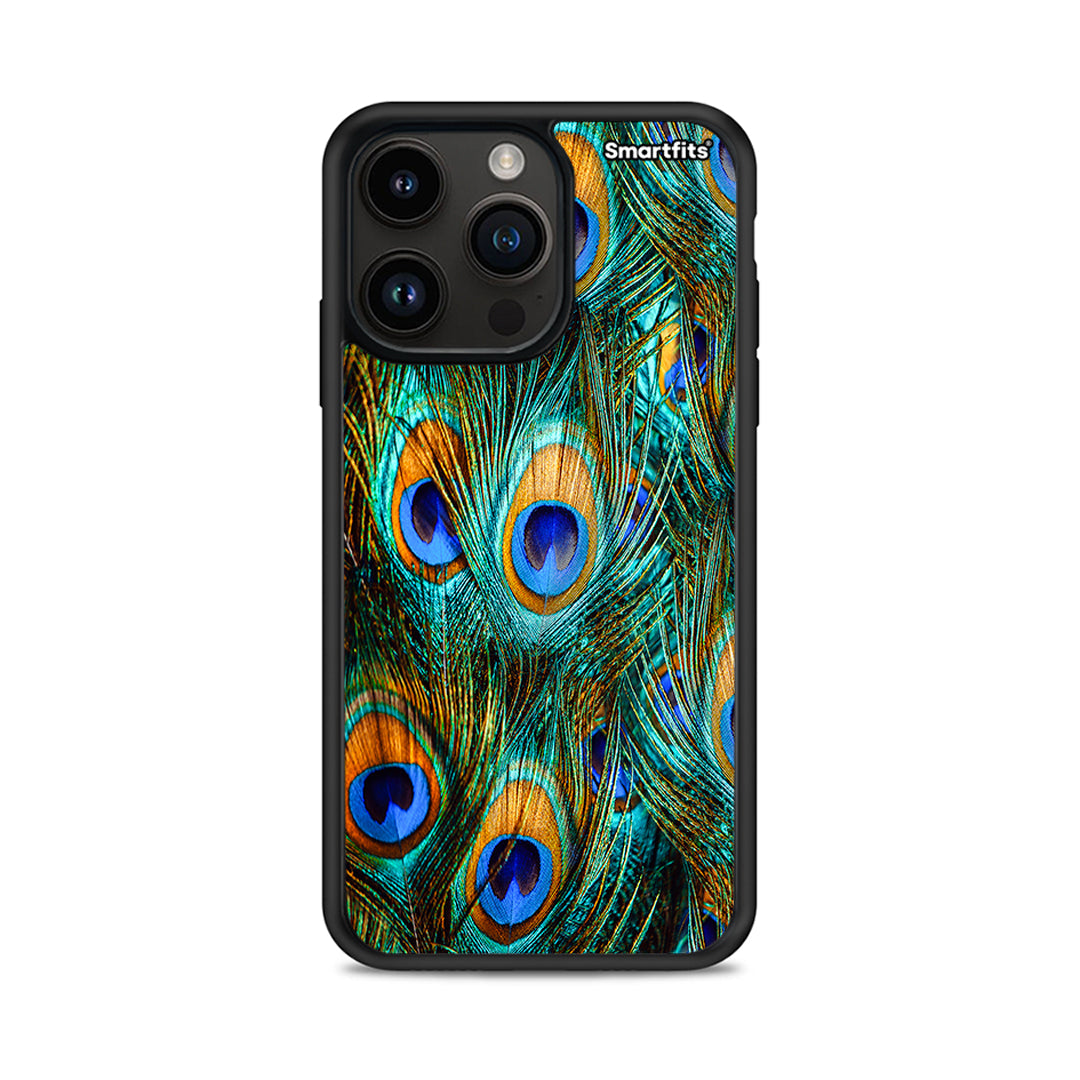 Real Peacock Feathers - iPhone 14 Pro Max θήκη