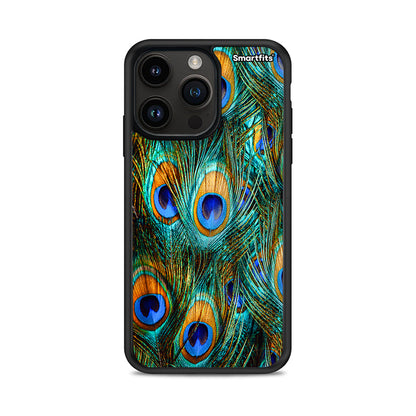 Real Peacock Feathers - iPhone 14 Pro Max θήκη