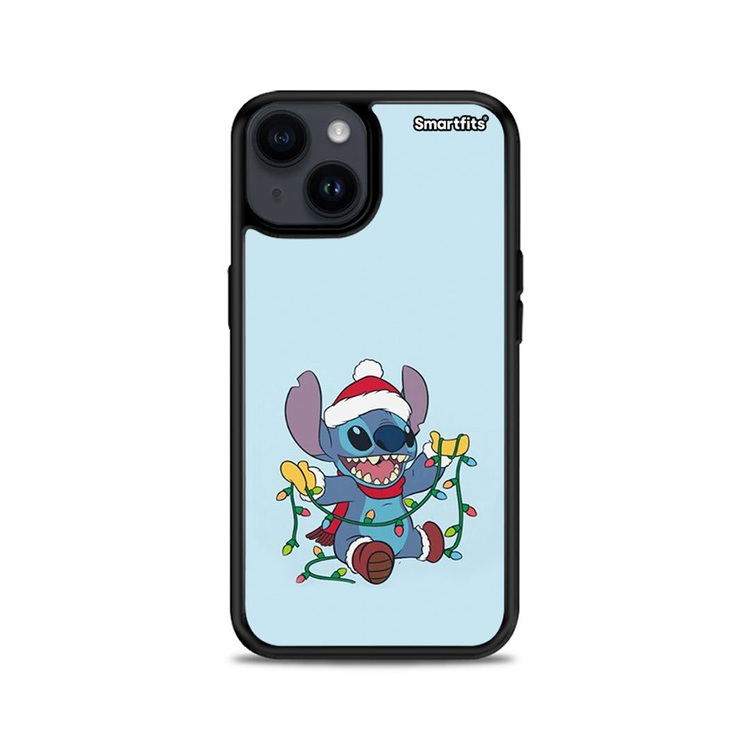 Santa Stich - iPhone 14 Plus θήκη