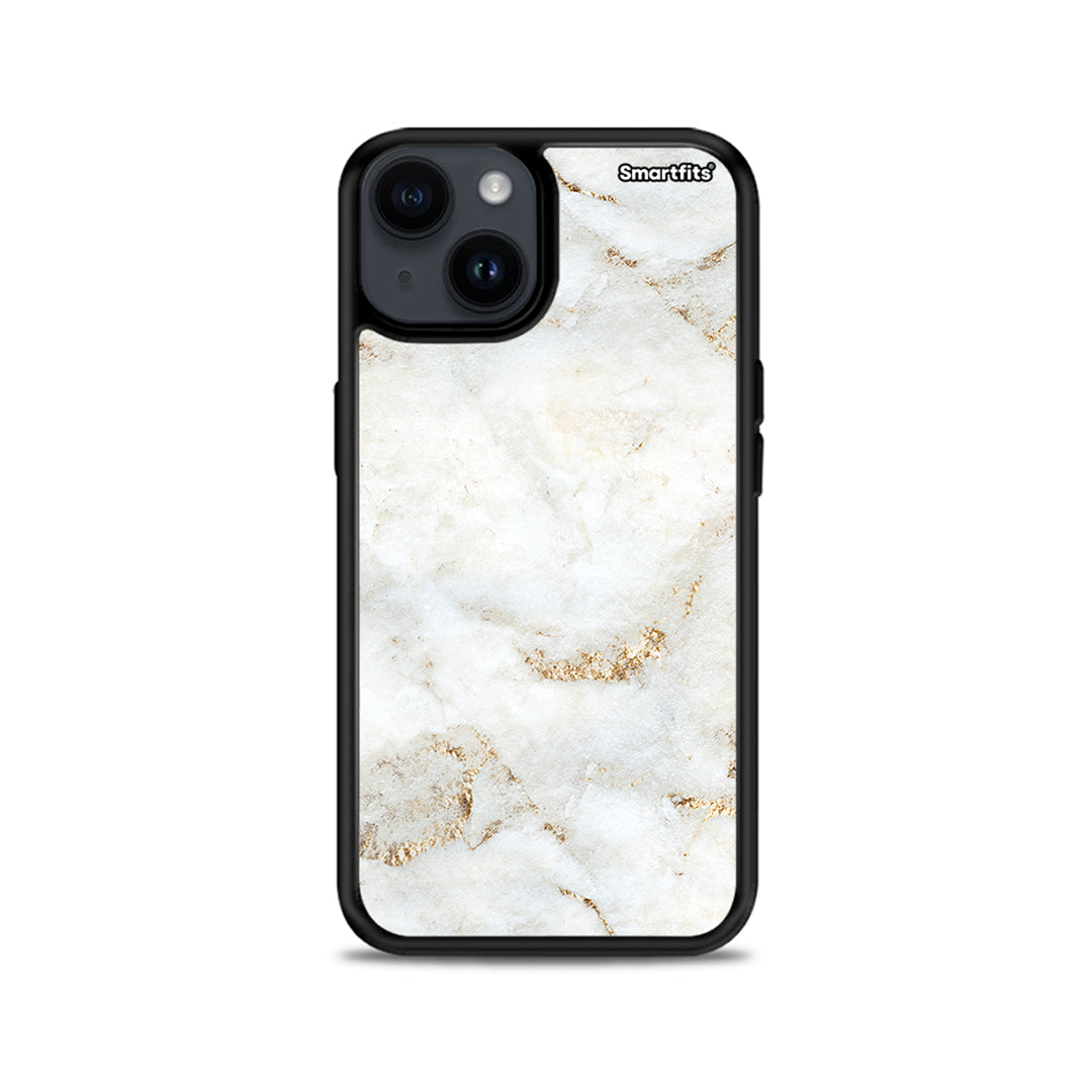 White Gold Marble - iPhone 15 Plus θήκη