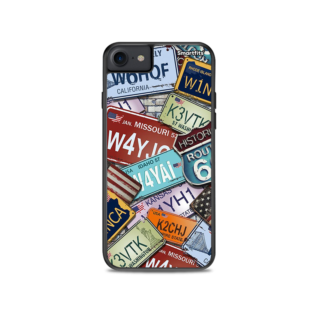 Car Plates - iPhone 7 / 8 / SE 2020 θήκη