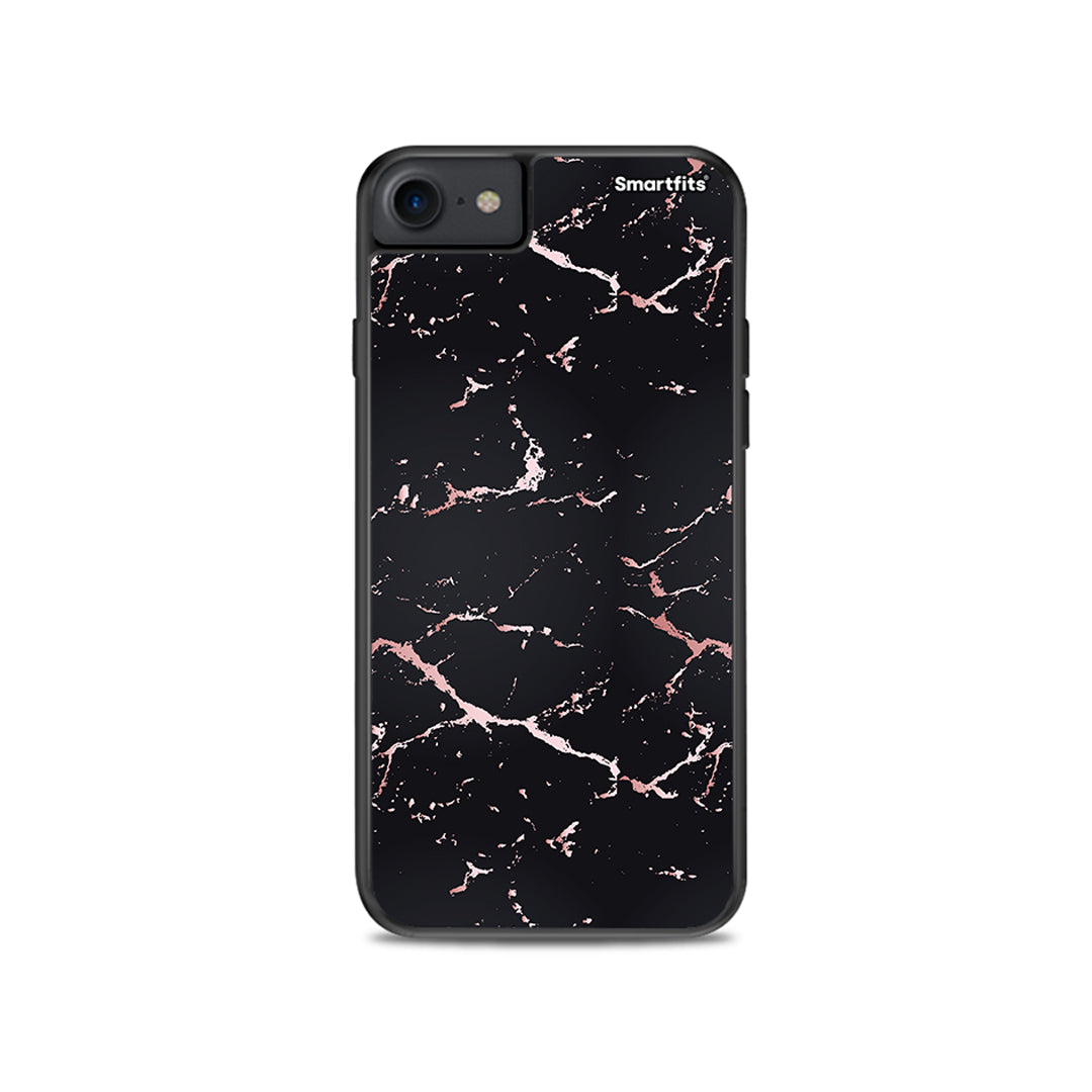 Marble Black Rosegold - iPhone 7 / 8 / SE 2020 θήκη