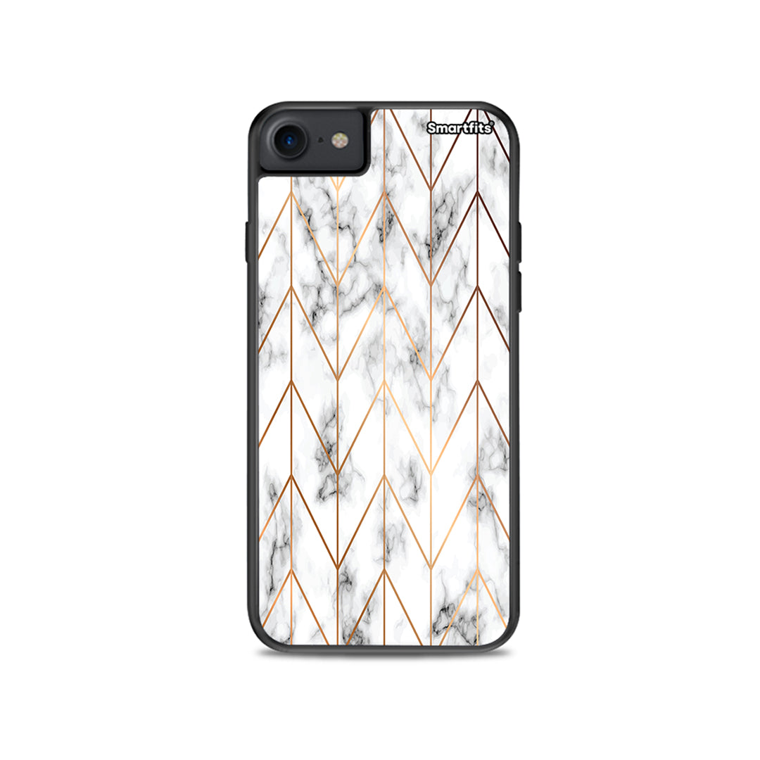 Marble Gold Geometric - iPhone 7 / 8 / SE 2020 θήκη