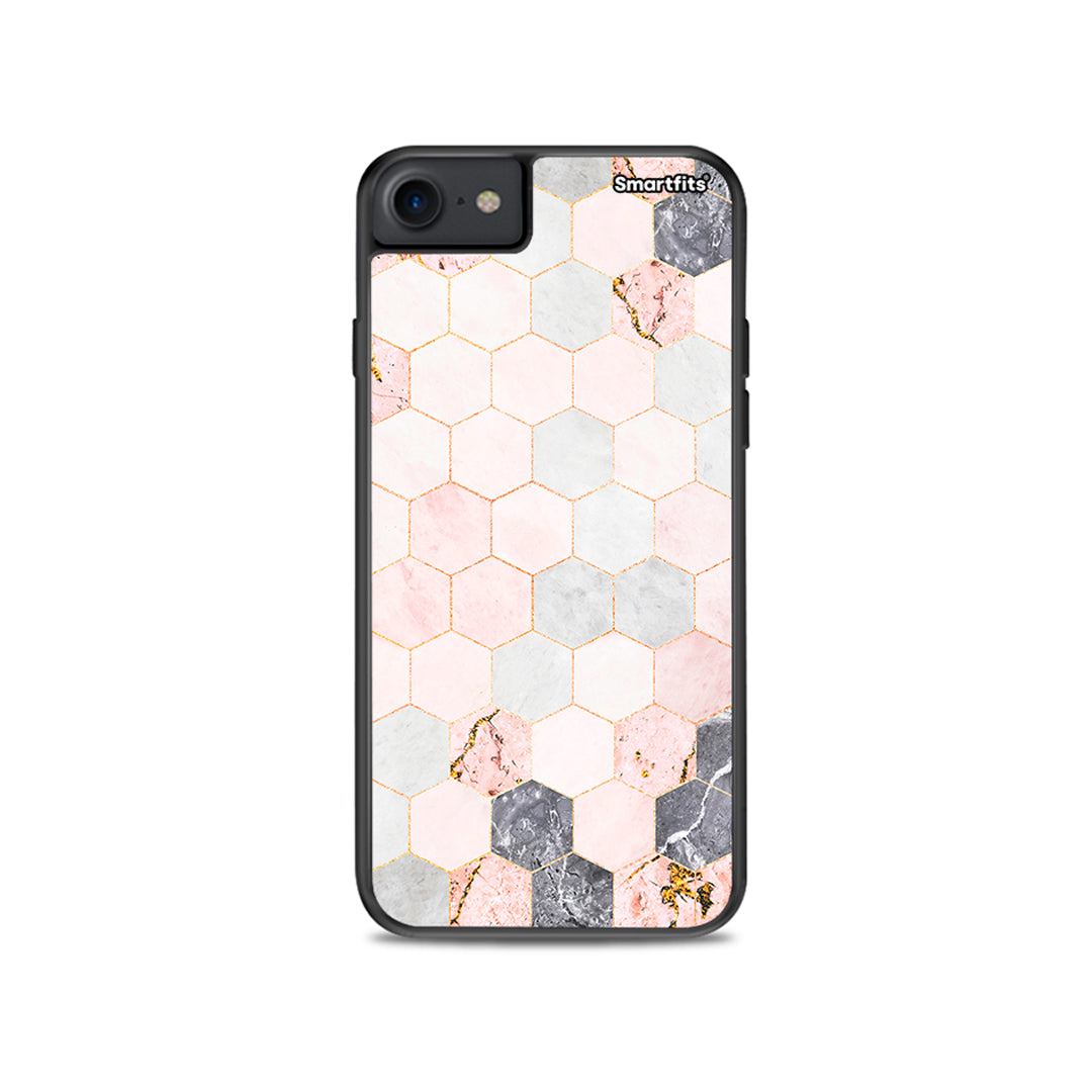 Marble Hexagon Pink - iPhone 7 / 8 / SE 2020 θήκη