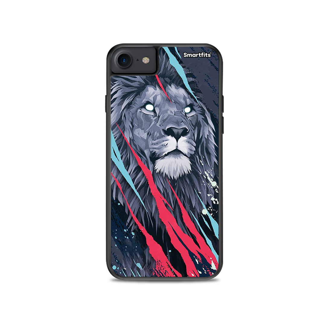 PopArt Lion Designer - iPhone 7 / 8 / SE 2020 θήκη