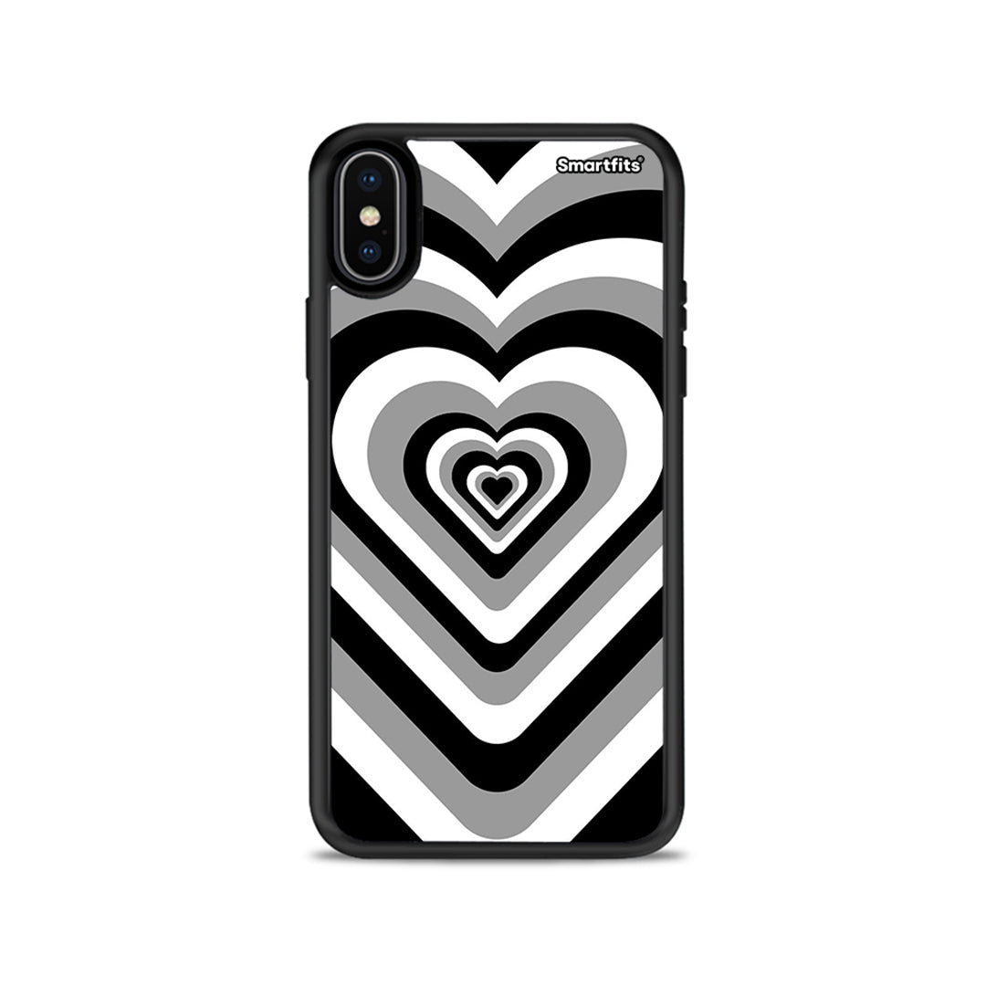 Black Hearts - iPhone X / Xs θήκη
