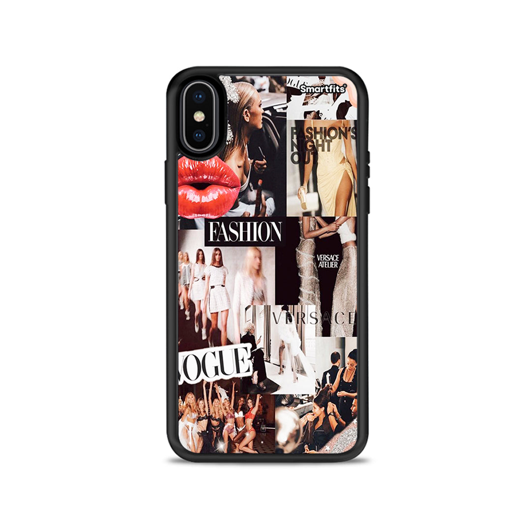 Collage Fashion - iPhone X / Xs θήκη