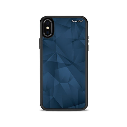 Geometric Blue Abstract - iPhone X / Xs θήκη