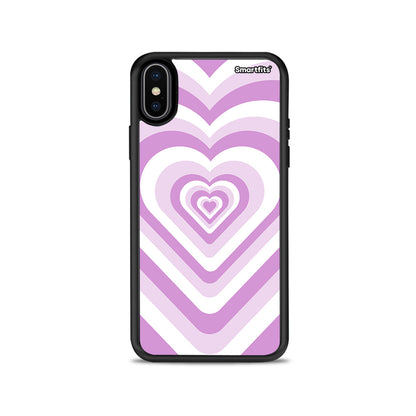 Lilac Hearts - iPhone X / Xs θήκη