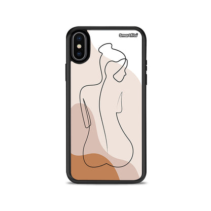 LineArt Woman - iPhone X / Xs θήκη