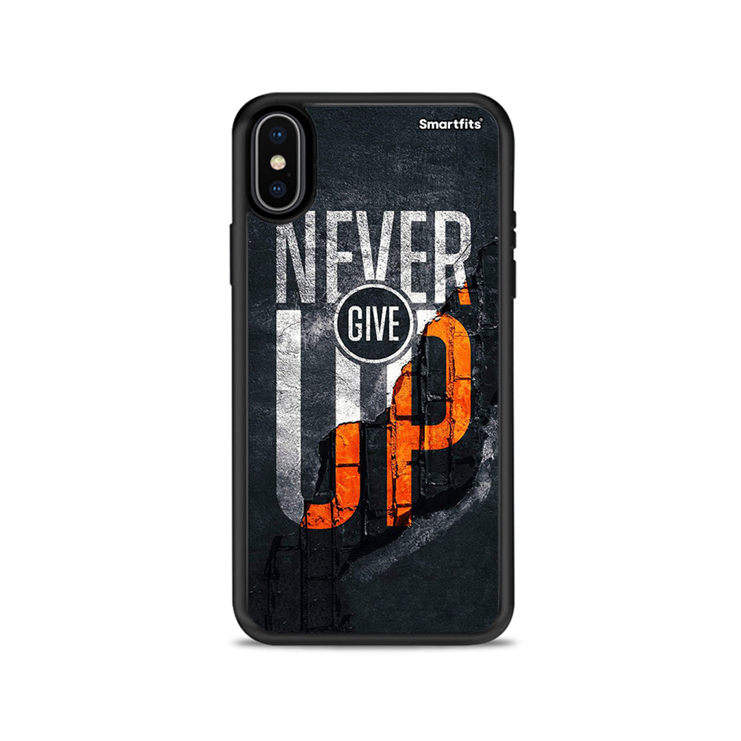 Never Give Up - iPhone X / Xs θήκη