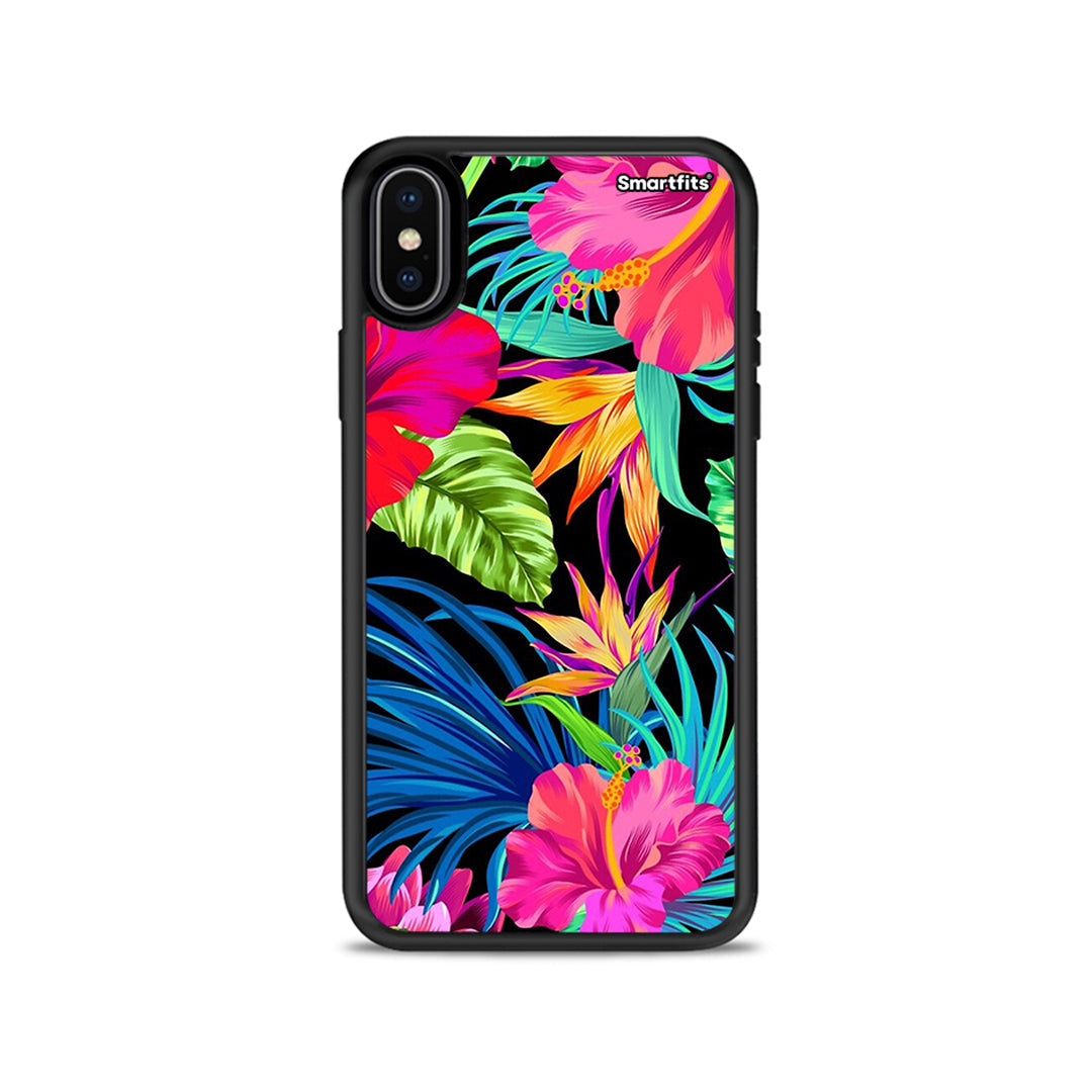 Tropical Flowers - iPhone X / Xs θήκη