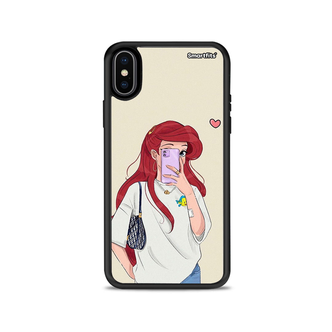 Walking Mermaid - iPhone X / Xs θήκη