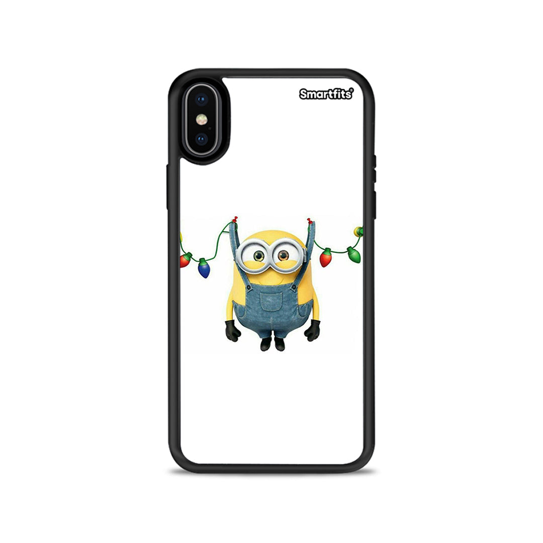 Xmas Minion Lights - iPhone X / Xs θήκη