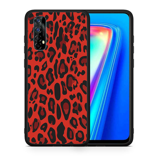 Animal Red Leopard - Realme 7 θήκη