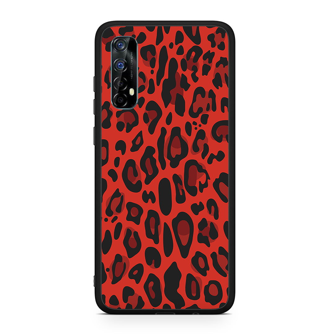 Animal Red Leopard - Realme 7 θήκη