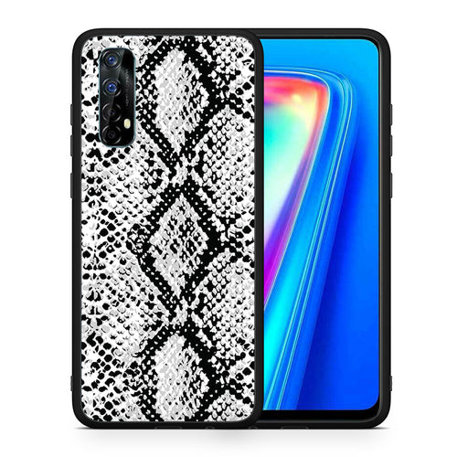 Animal White Snake - Realme 7 θήκη