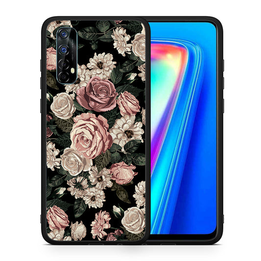 Flower Wild Roses - Realme 7 θήκη
