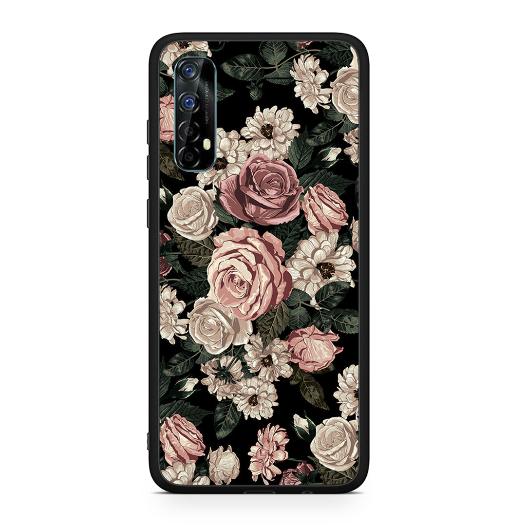 Flower Wild Roses - Realme 7 θήκη