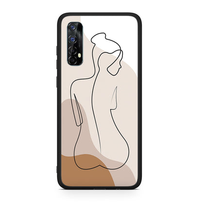 LineArt Woman - Realme 7 θήκη