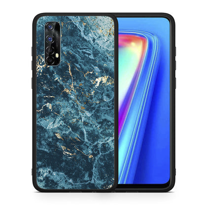 Marble Blue - Realme 7 θήκη