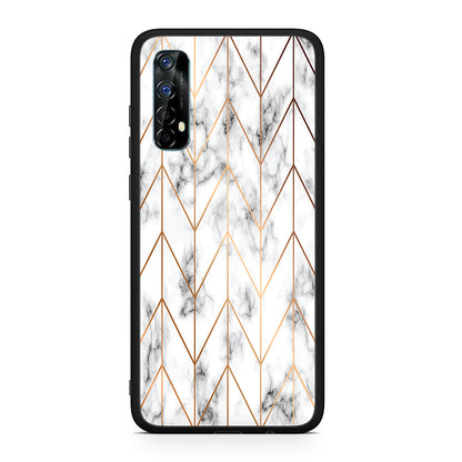 Marble Gold Geometric - Realme 7 θήκη
