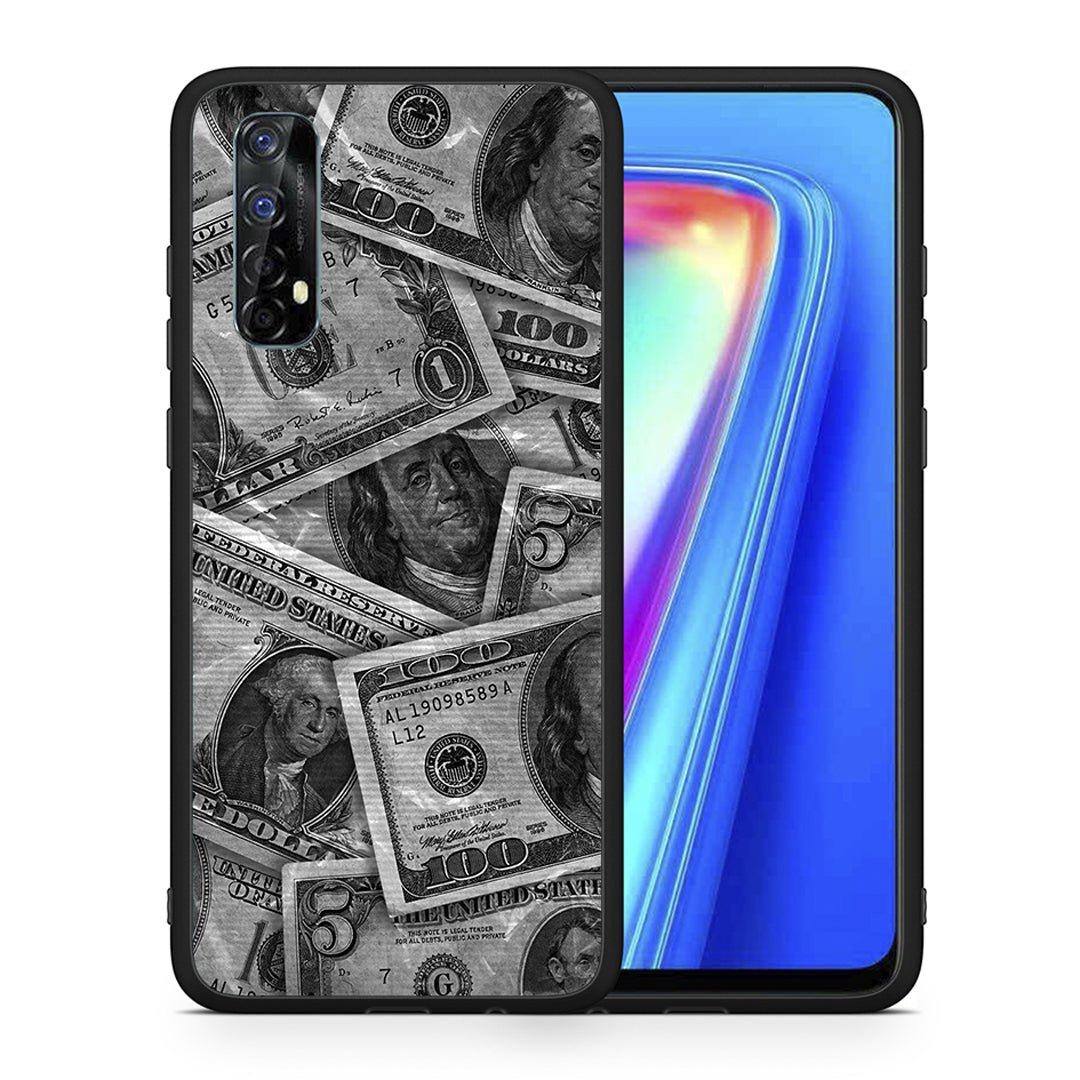Money Dollars - Realme 7 θήκη