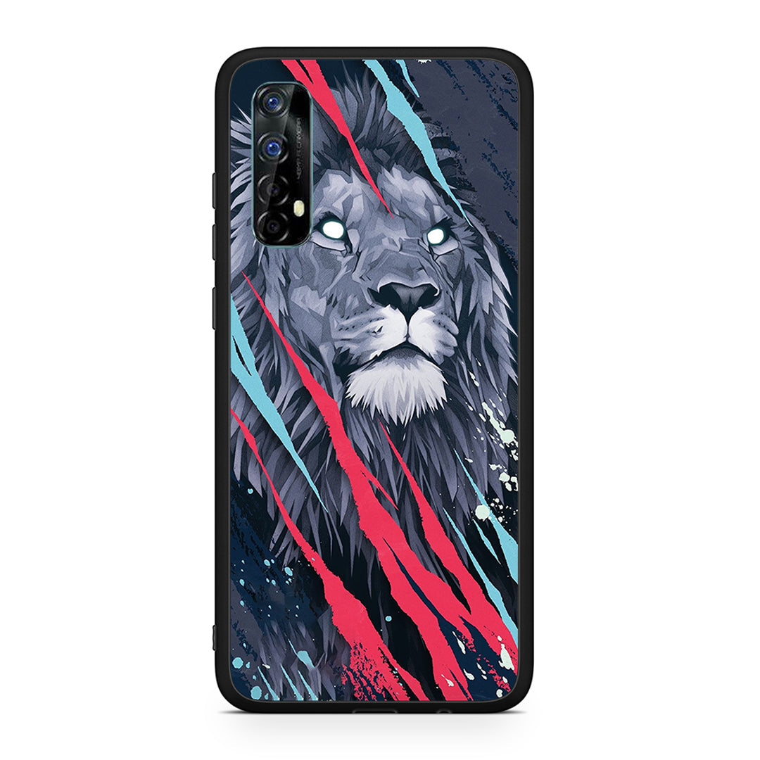 PopArt Lion Designer - Realme 7 θήκη