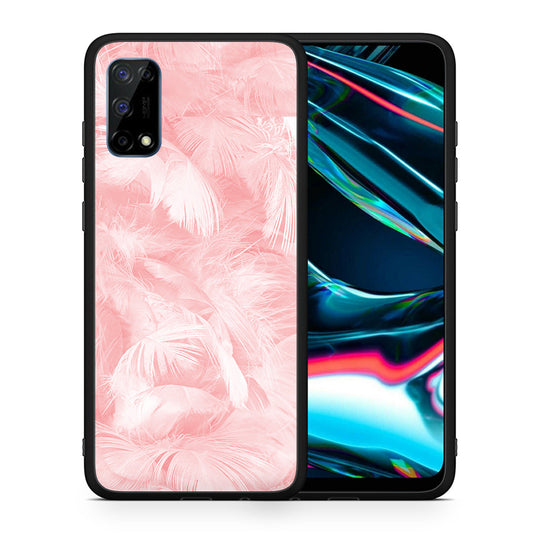 Boho Pink Feather - Realme 7 Pro θήκη