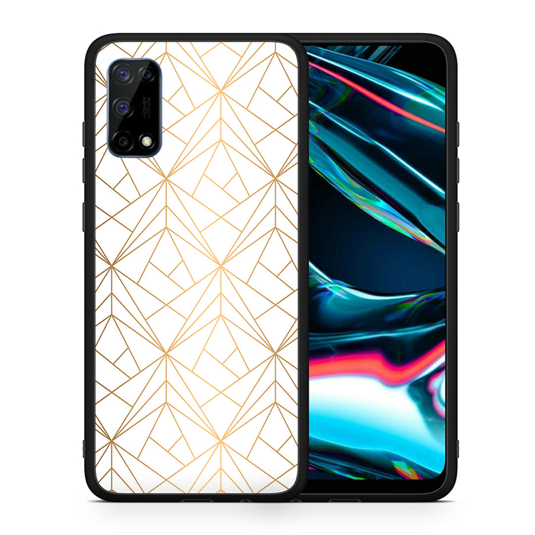 Geometric Luxury White - Realme 7 Pro θήκη