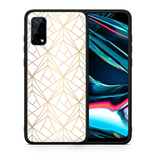 Geometric Luxury White - Realme 7 Pro θήκη