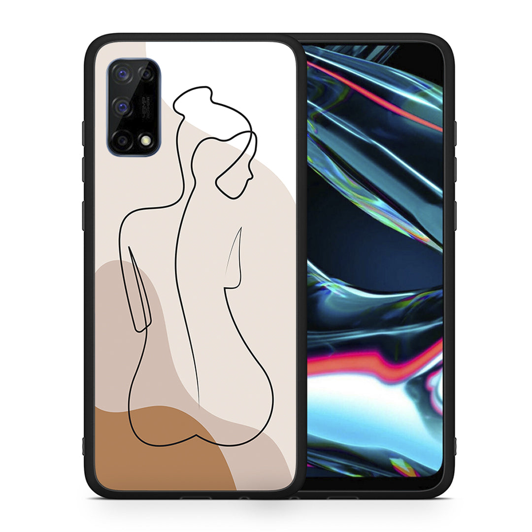 LineArt Woman - Realme 7 Pro θήκη