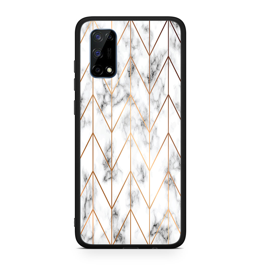 Marble Gold Geometric - Realme 7 Pro θήκη
