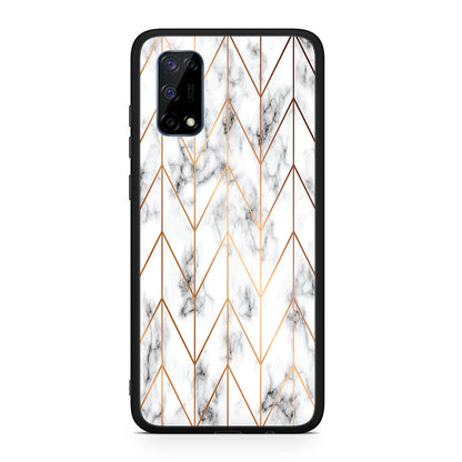 Marble Gold Geometric - Realme 7 Pro θήκη