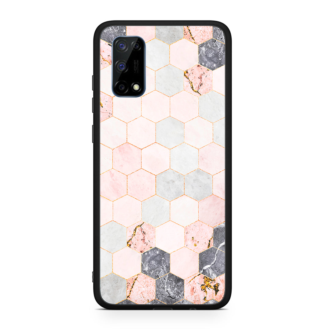 Marble Hexagon Pink - Realme 7 Pro θήκη