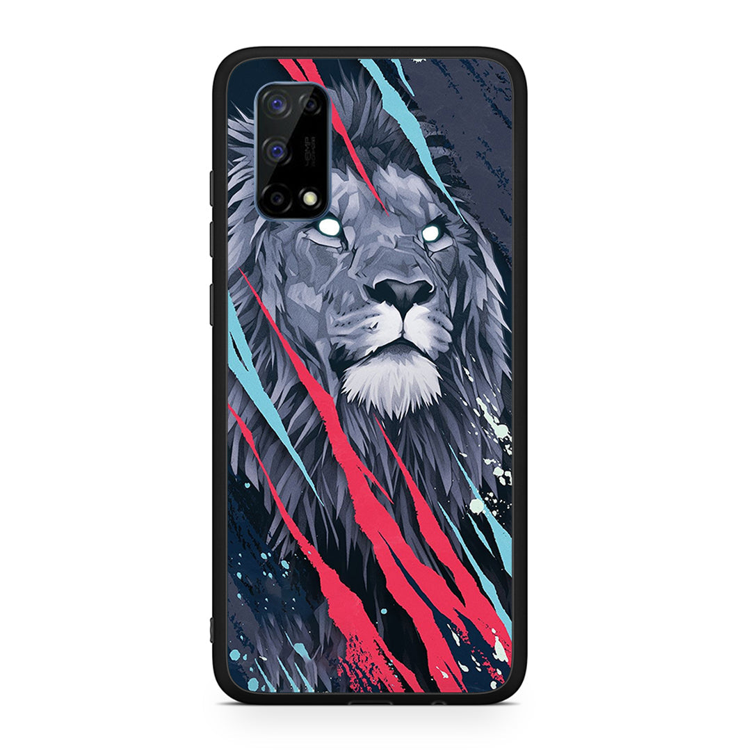 PopArt Lion Designer - Realme 7 Pro θήκη