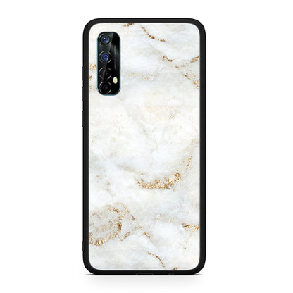 White Gold Marble - Realme 7 θήκη