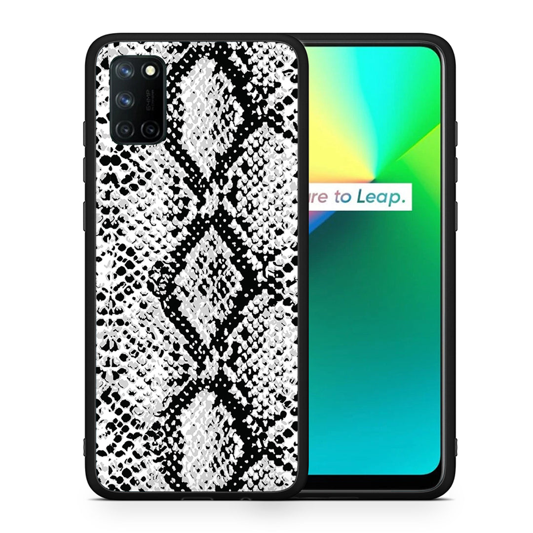 Animal White Snake - Realme 7i / C25 θήκη