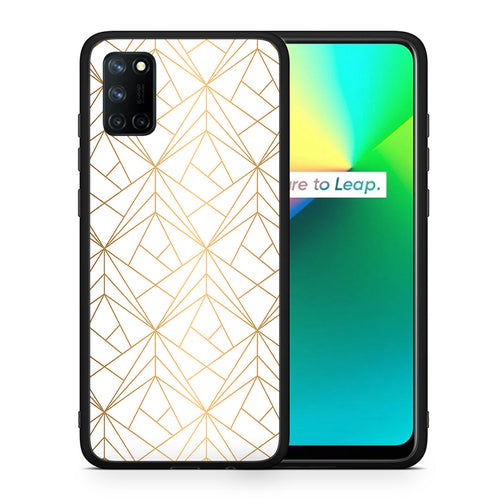 Geometric Luxury White - Realme 7i / C25 θήκη