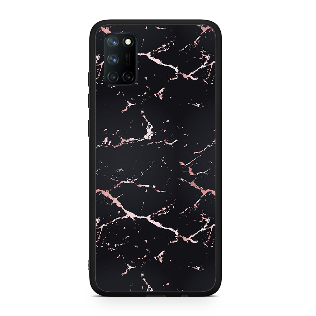 Marble Black Rosegold - Realme 7i / C25 θήκη