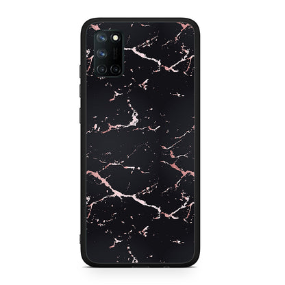 Marble Black Rosegold - Realme 7i / C25 θήκη