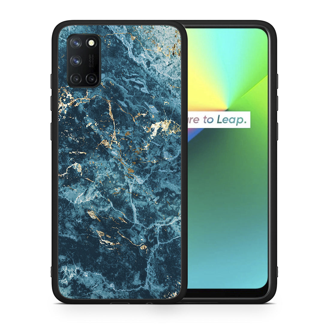 Marble Blue - Realme 7i / C25 θήκη