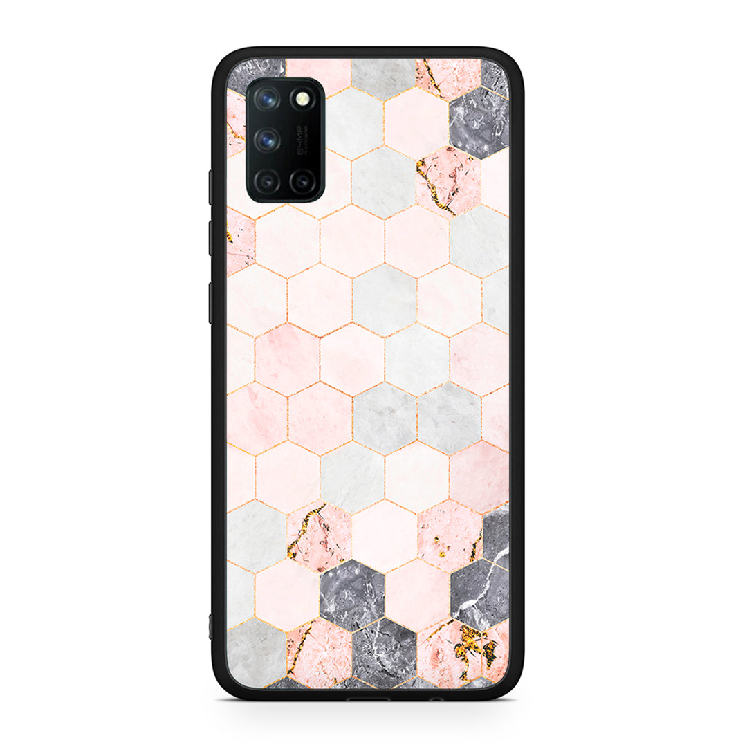 Marble Hexagon Pink - Realme 7i / C25 θήκη