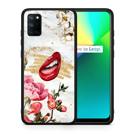Red Lips - Realme 7i / C25 θήκη