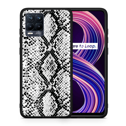 Animal White Snake - Realme 8 / 8 Pro θήκη