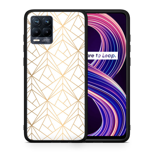 Geometric Luxury White - Realme 8 / 8 Pro θήκη