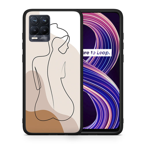 LineArt Woman - Realme 8 / 8 Pro θήκη