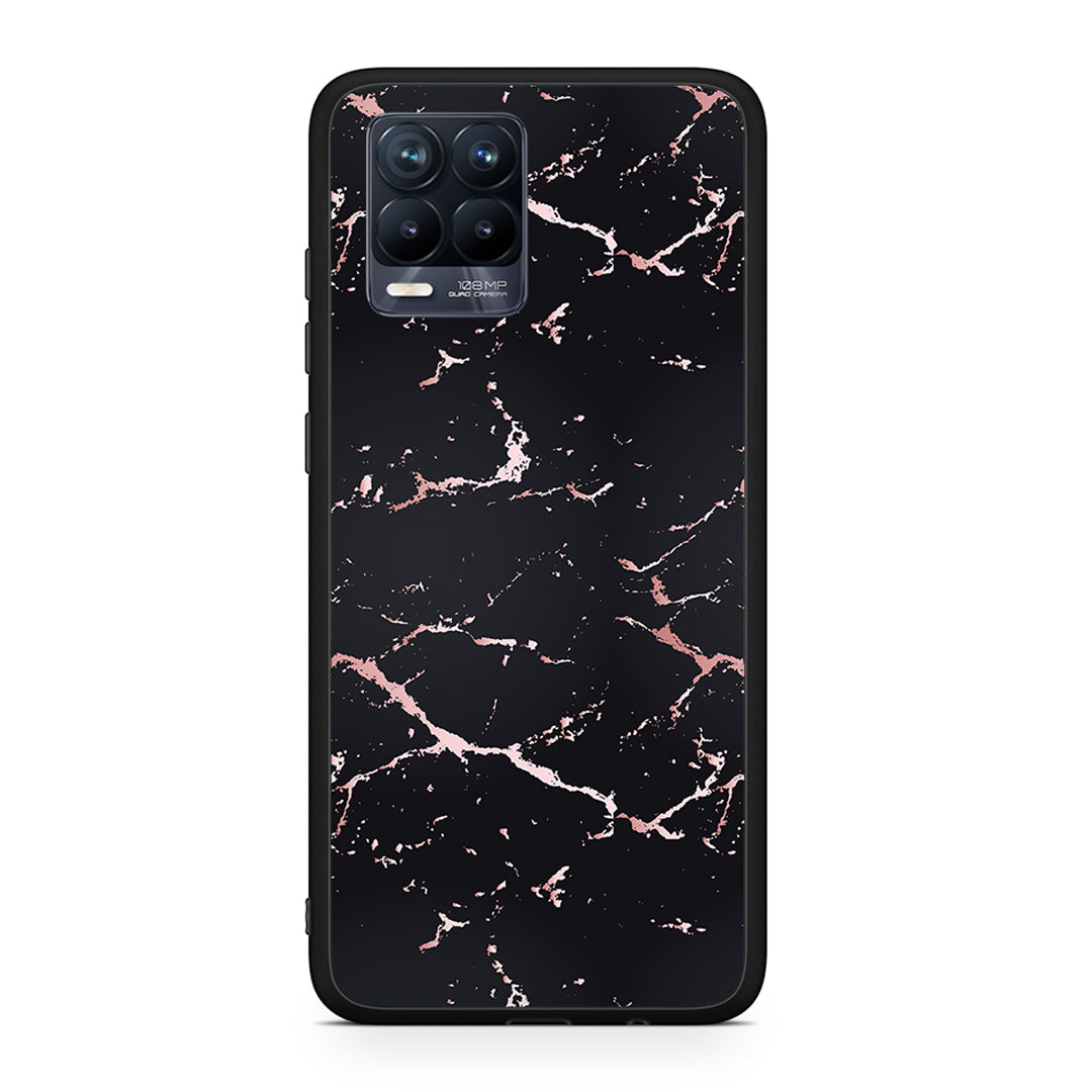 Marble Black Rosegold - Realme 8 / 8 Pro θήκη