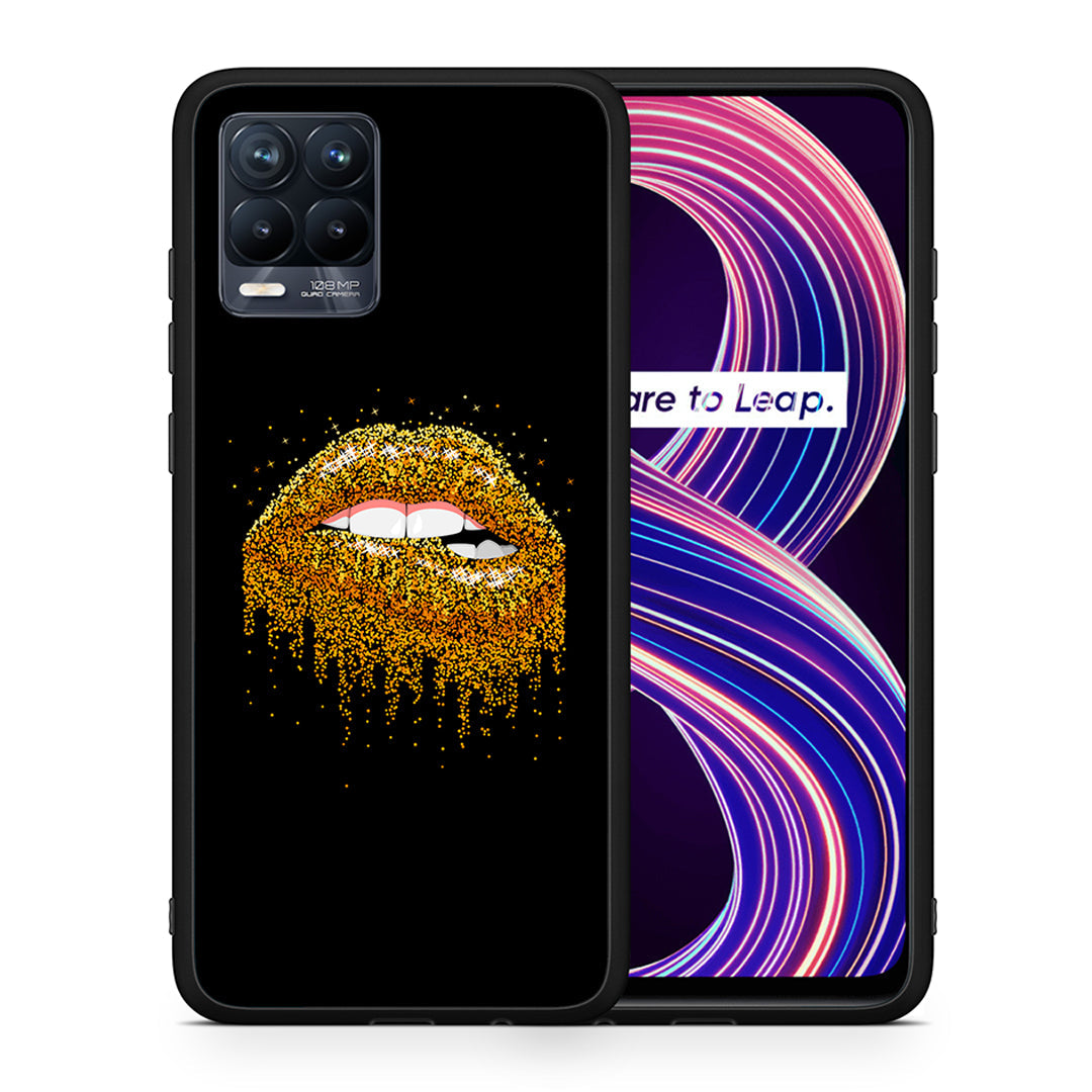 Valentine Golden - Realme 8 / 8 Pro θήκη