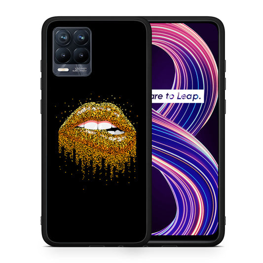Valentine Golden - Realme 8 / 8 Pro θήκη
